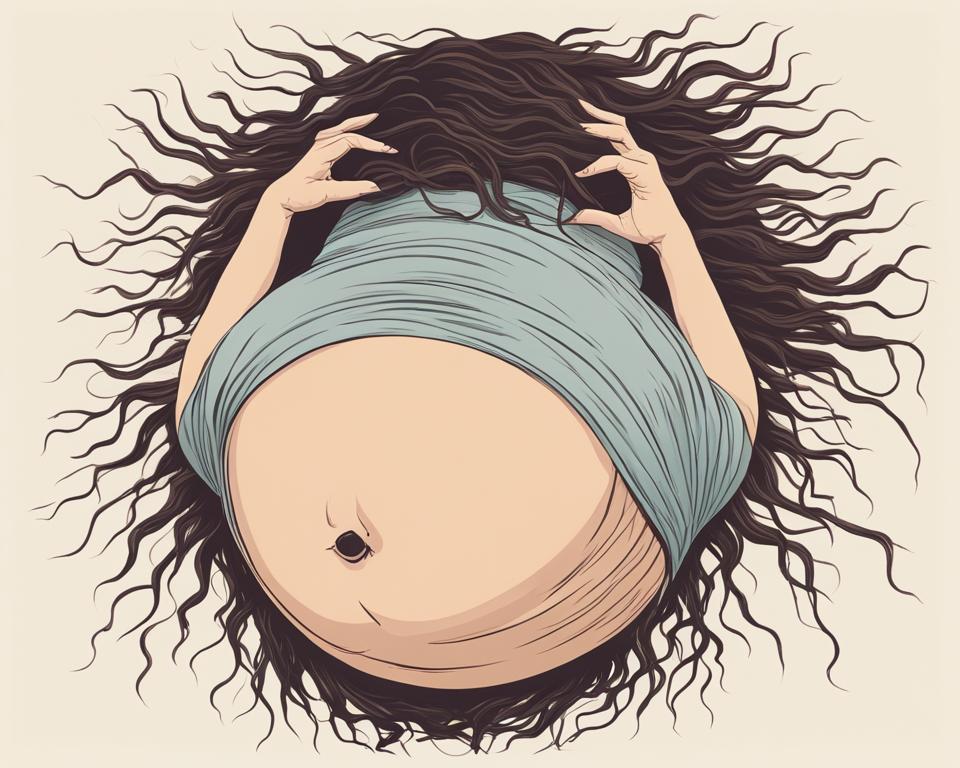 hairy-belly-during-pregnancy-causes