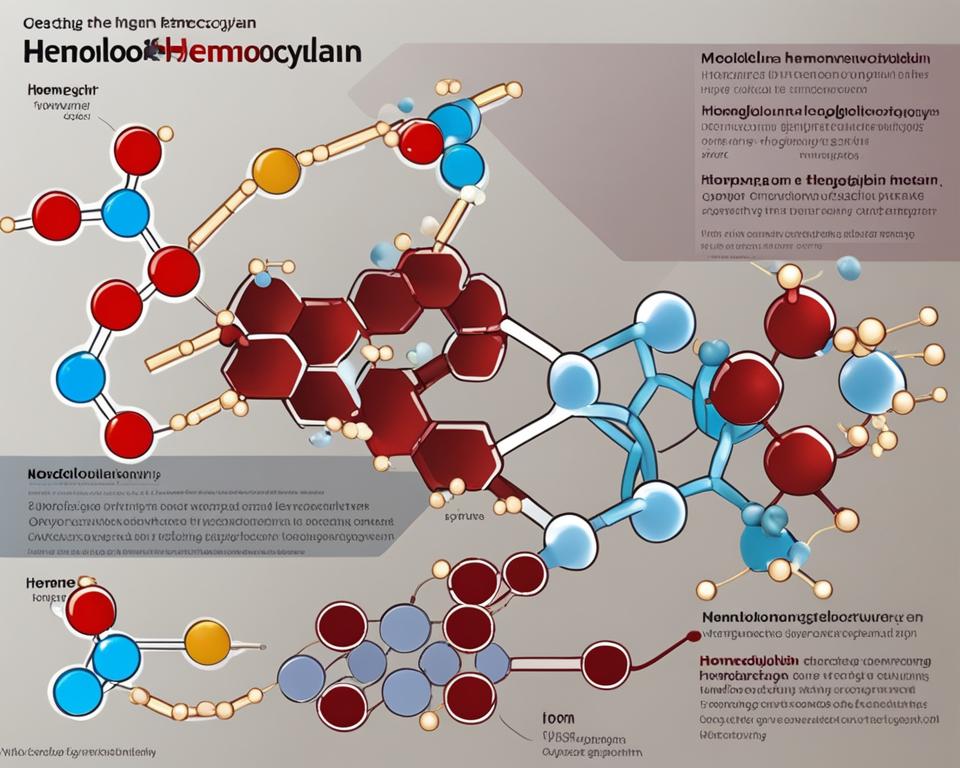 how are hemoglobin and hemocyanin different?