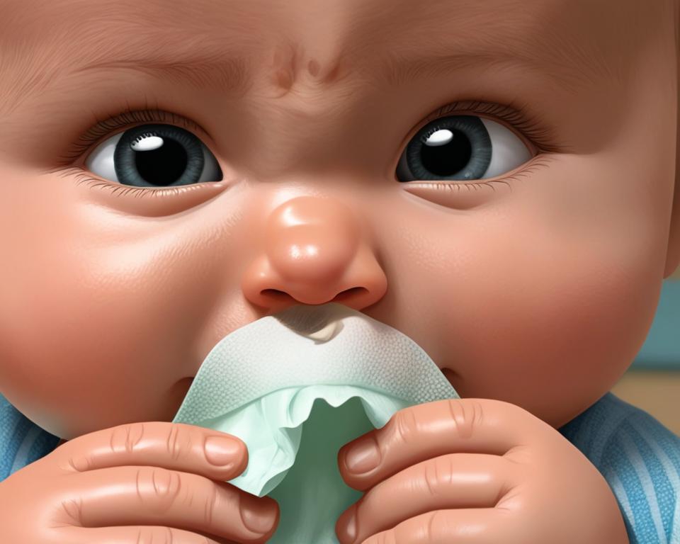how to blow a baby's nose