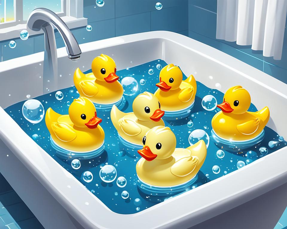 how to clean bath toys