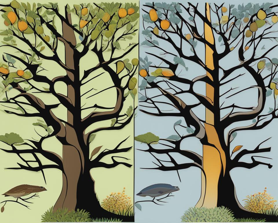 phylogenetic tree vs cladogram