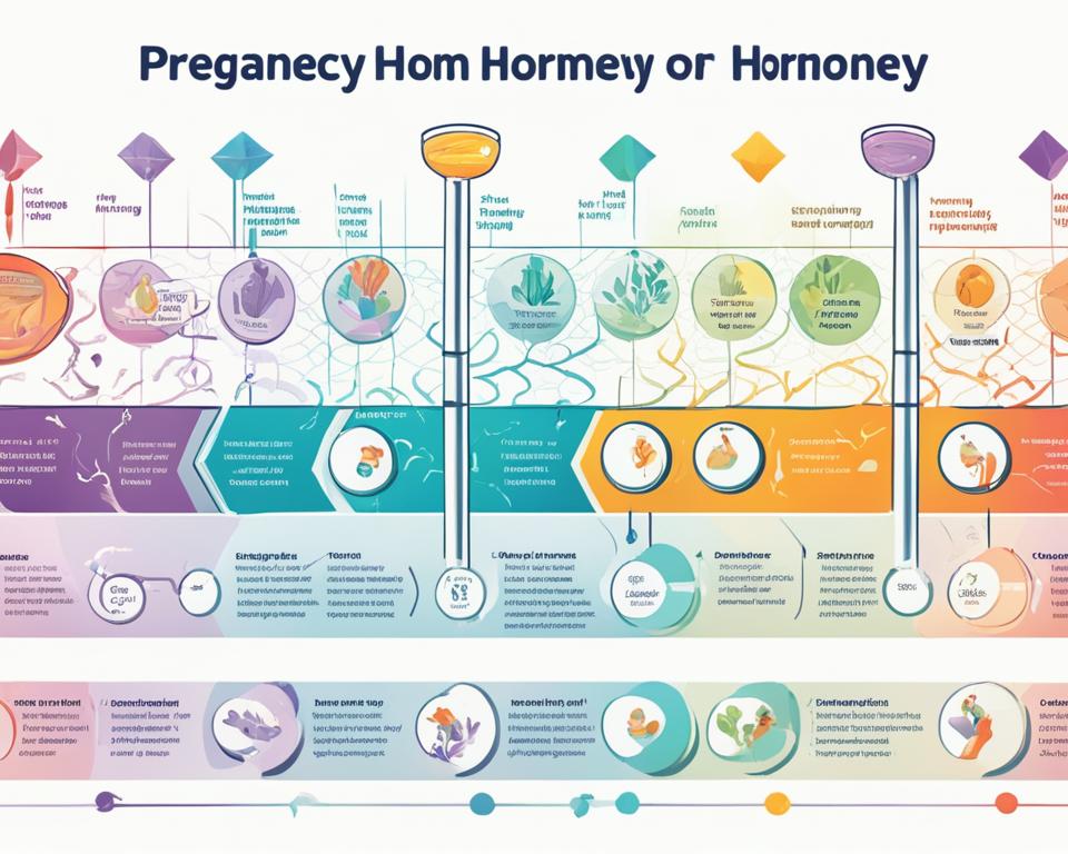 pregnancy hormones by week