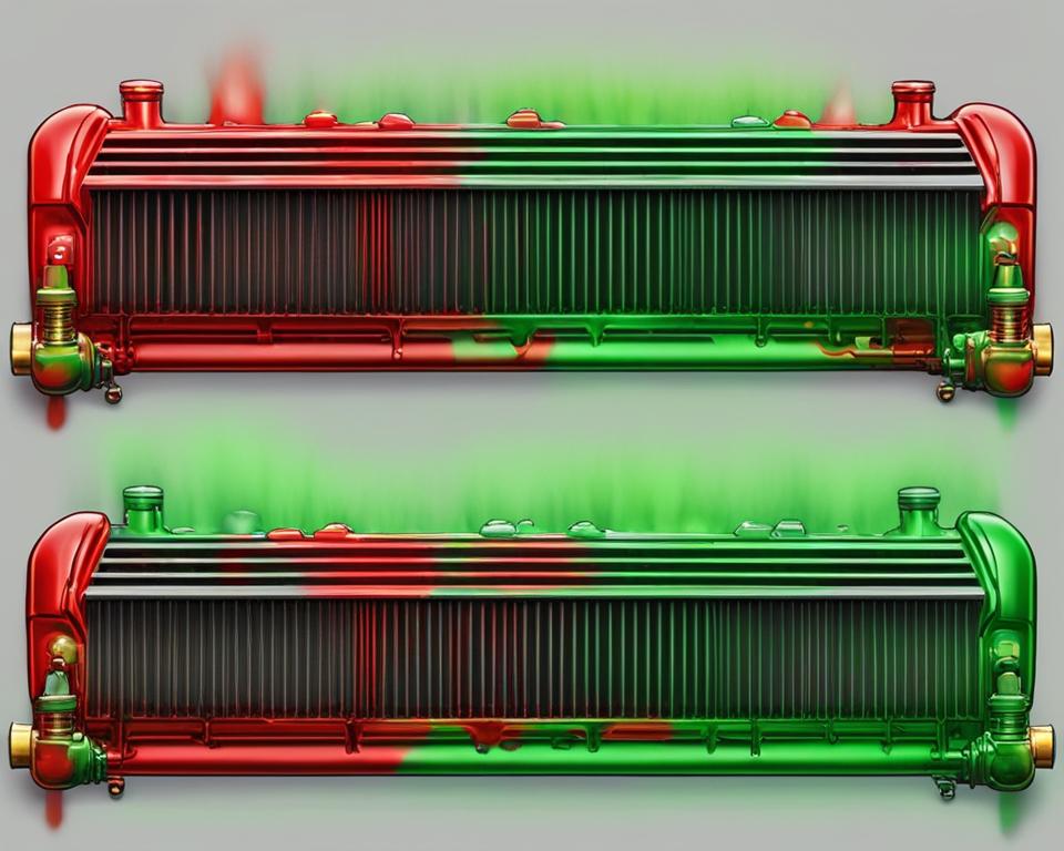 red vs green coolant