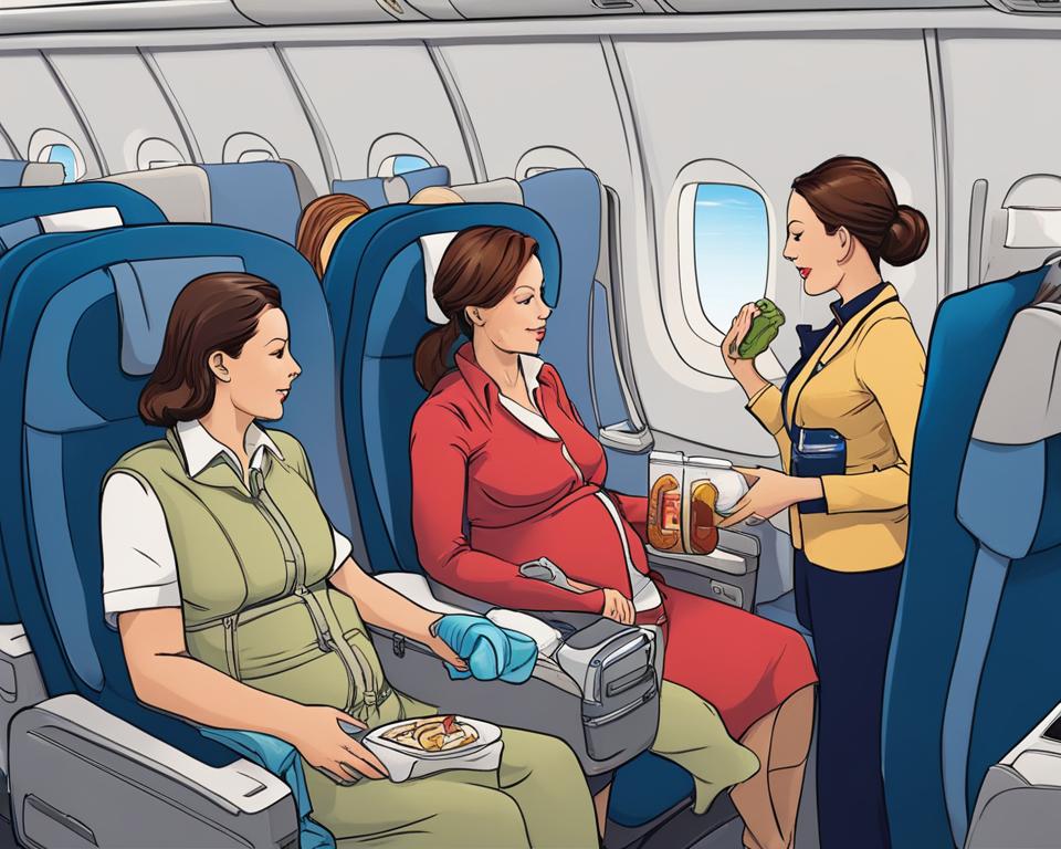 tips for flying while pregnant