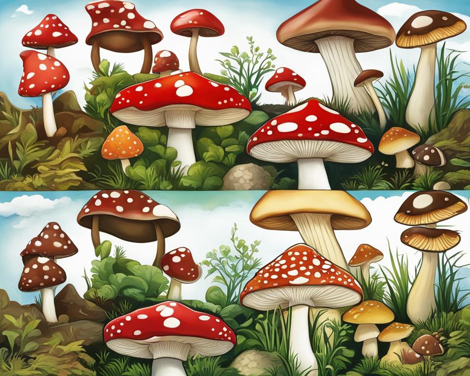 toadstools vs mushrooms