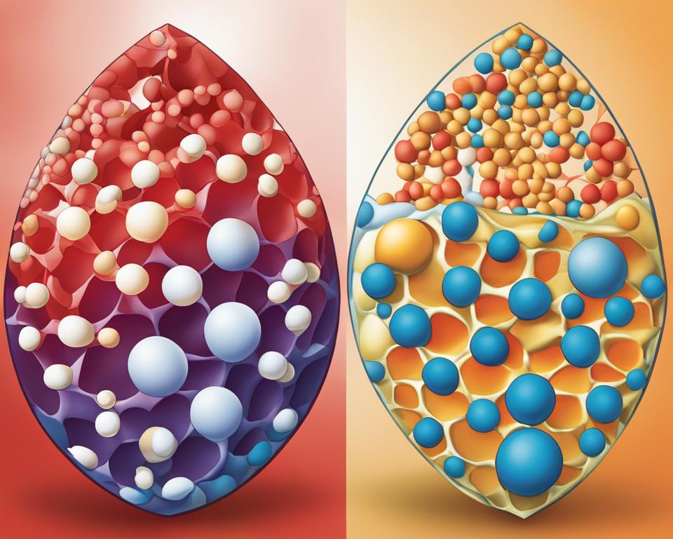 undenatured vs denatured protein