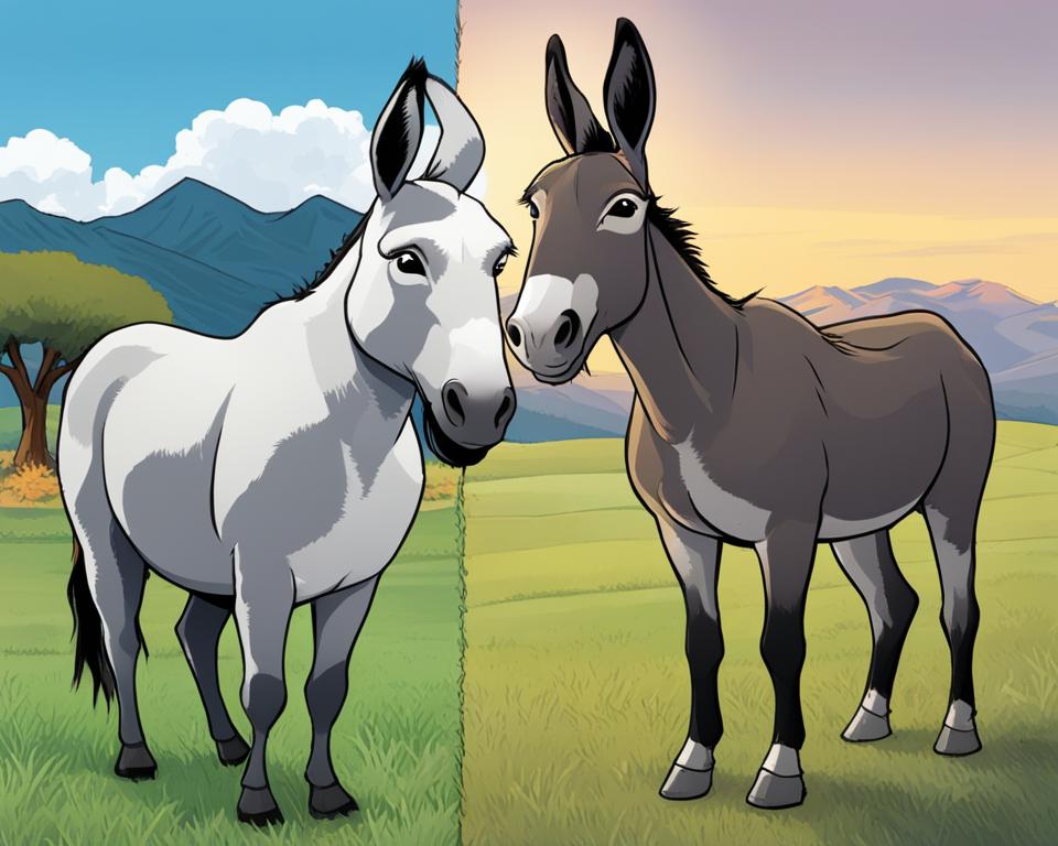 what is the difference between a donkey and a burro