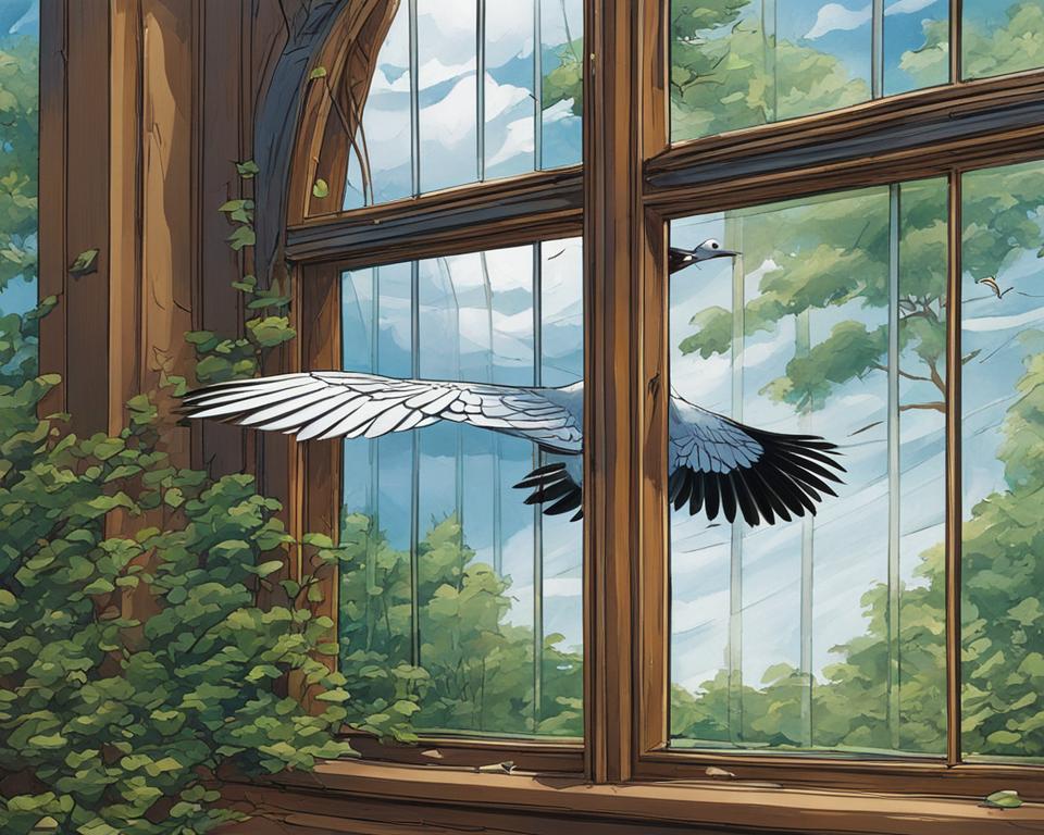 Bird Keeps Flying into Window (Spiritual Meaning)