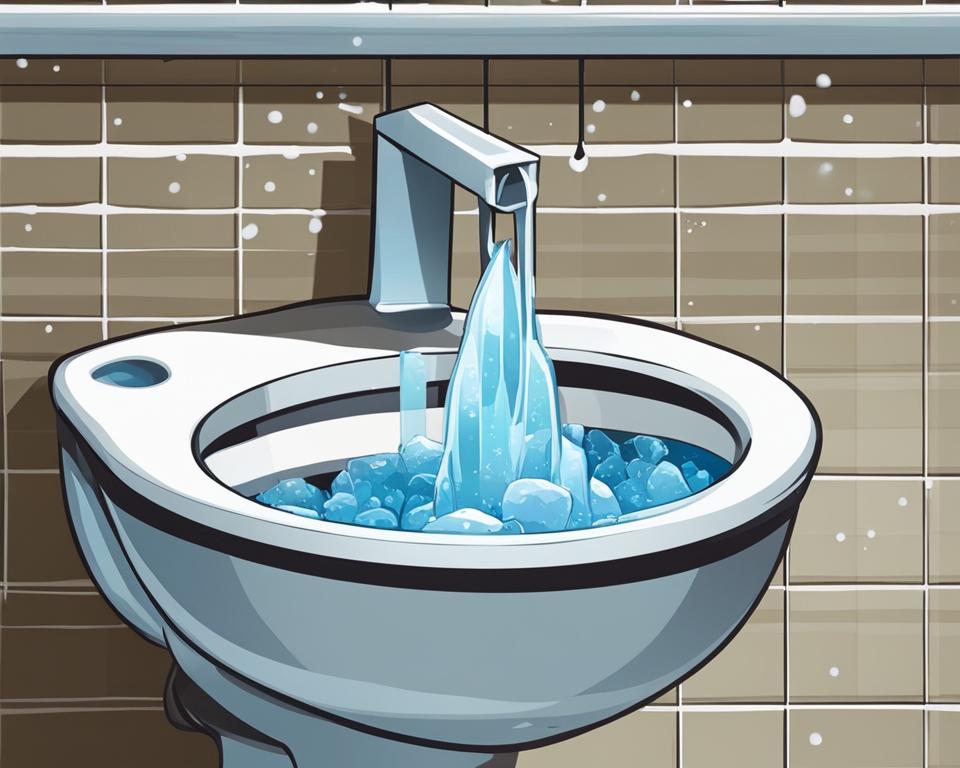 Can a toilet freeze in cold weather?