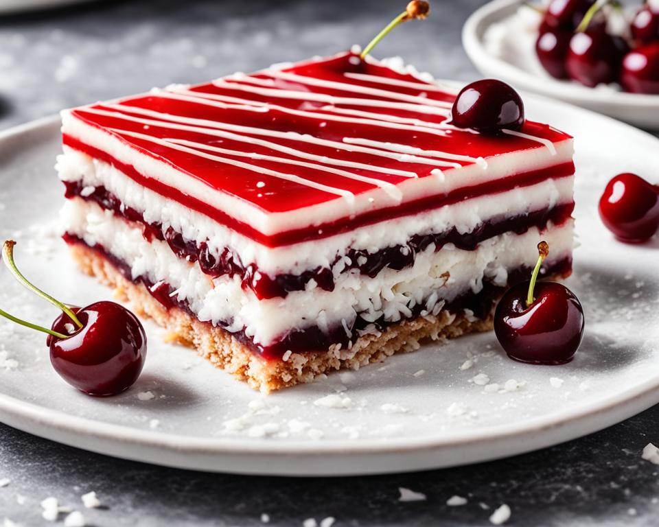 Cherry Coconut Bars Recipe