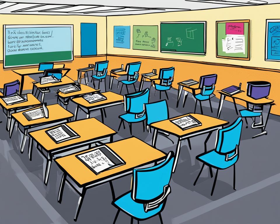 Desk Arrangements for Talkative Students