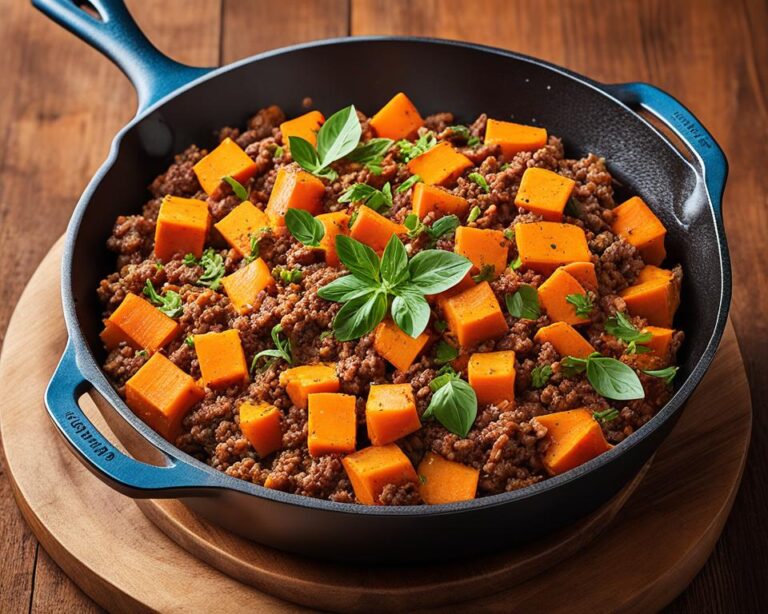 Ground Beef Sweet Potato Hash Recipe