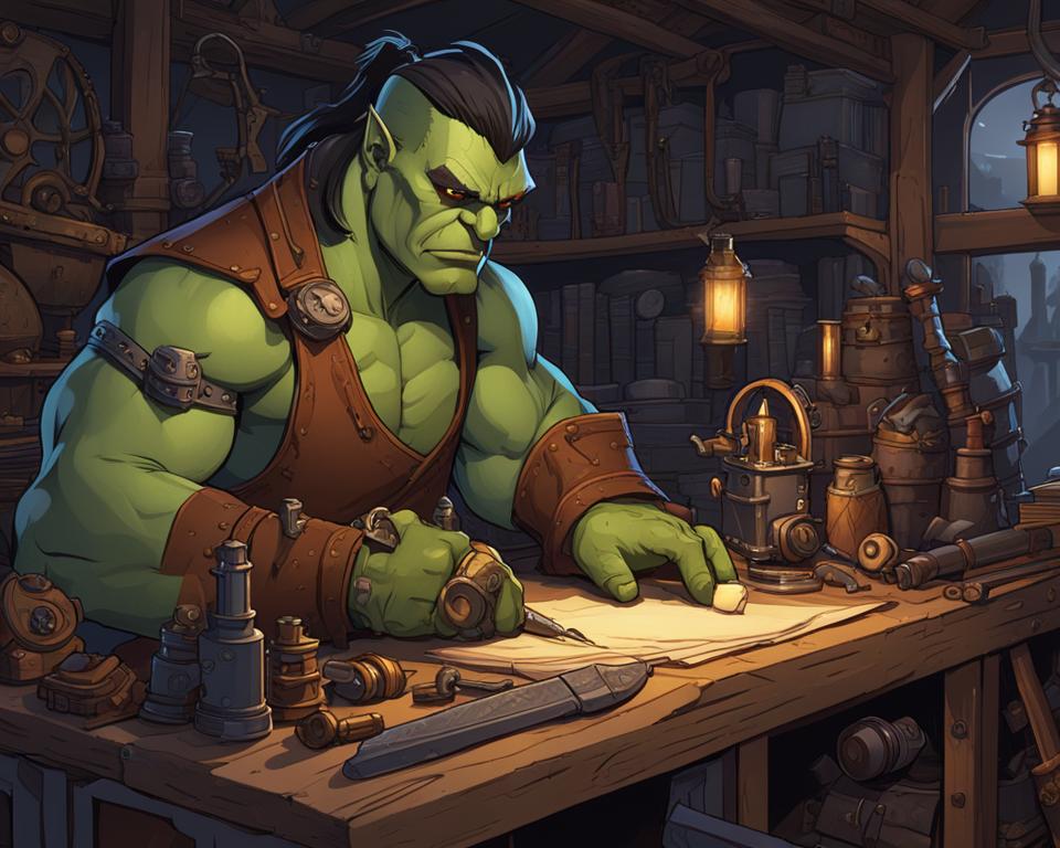 Half Orc Artificer Guide (DND 5E)