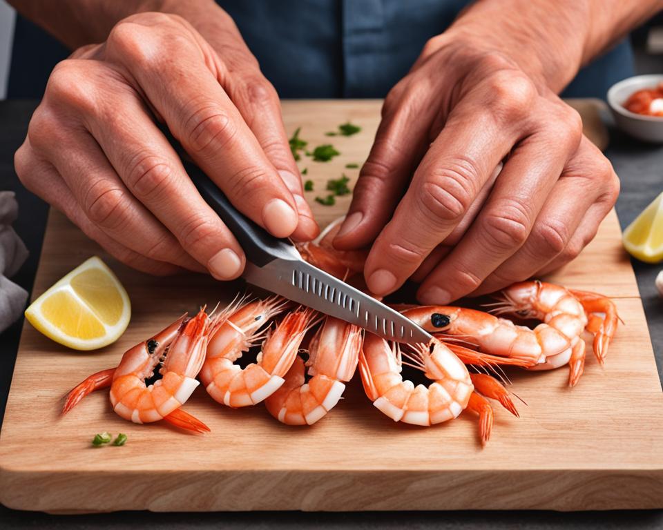 How to Clean Shrimp with Heads