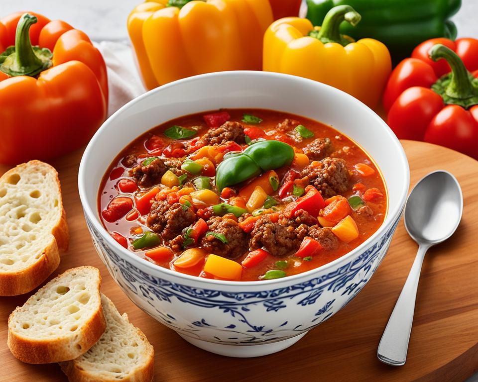 Lovebakesgoodcakes Stuffed Pepper Soup Recipe