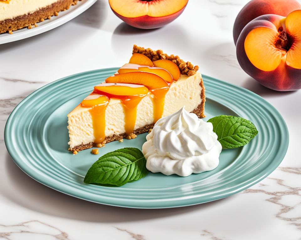 No Bake Peach Cheesecake Recipe