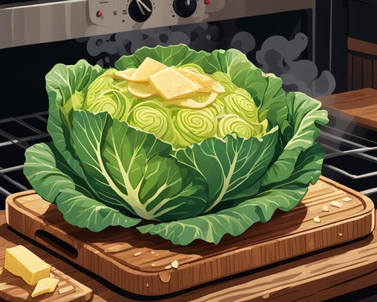 Oven Baked Cabbage with Butter Recipe