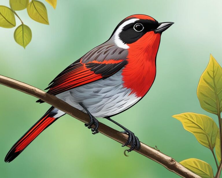 Small Red Breasted Bird