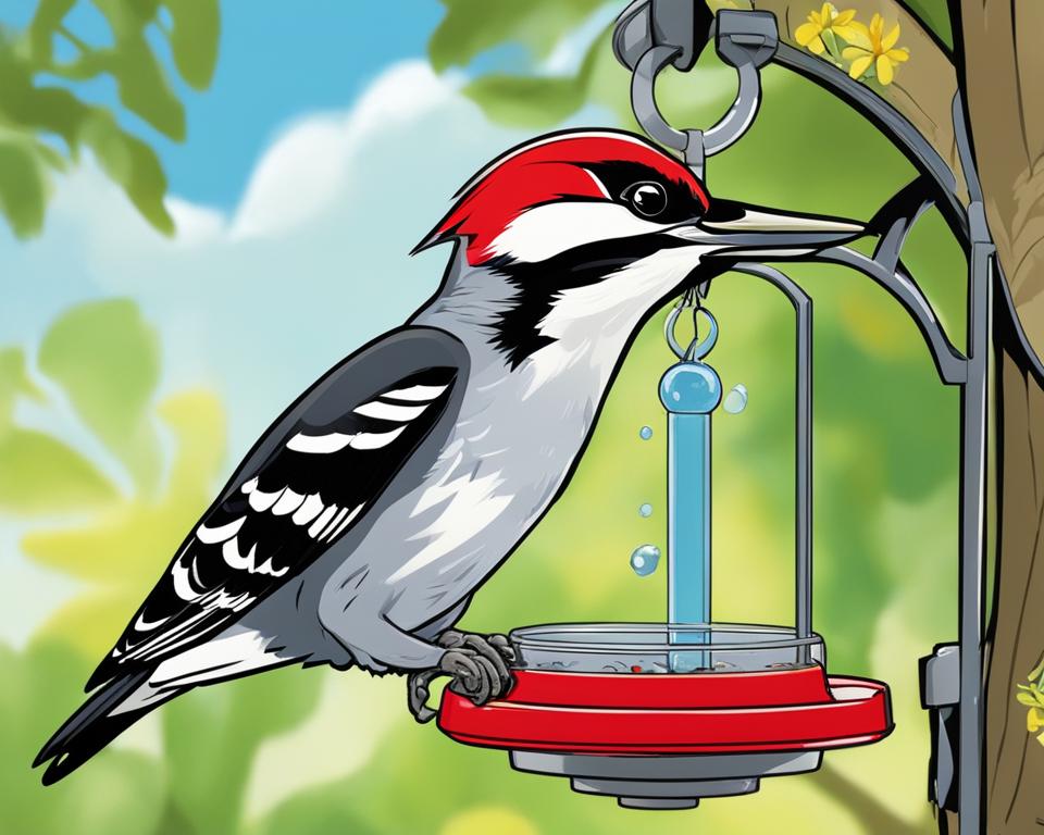 Woodpecker at Hummingbird Feeder (What to Do)