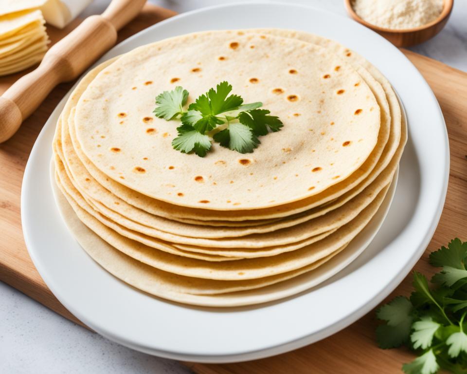 3 Ingredient Gluten Free Tortillas