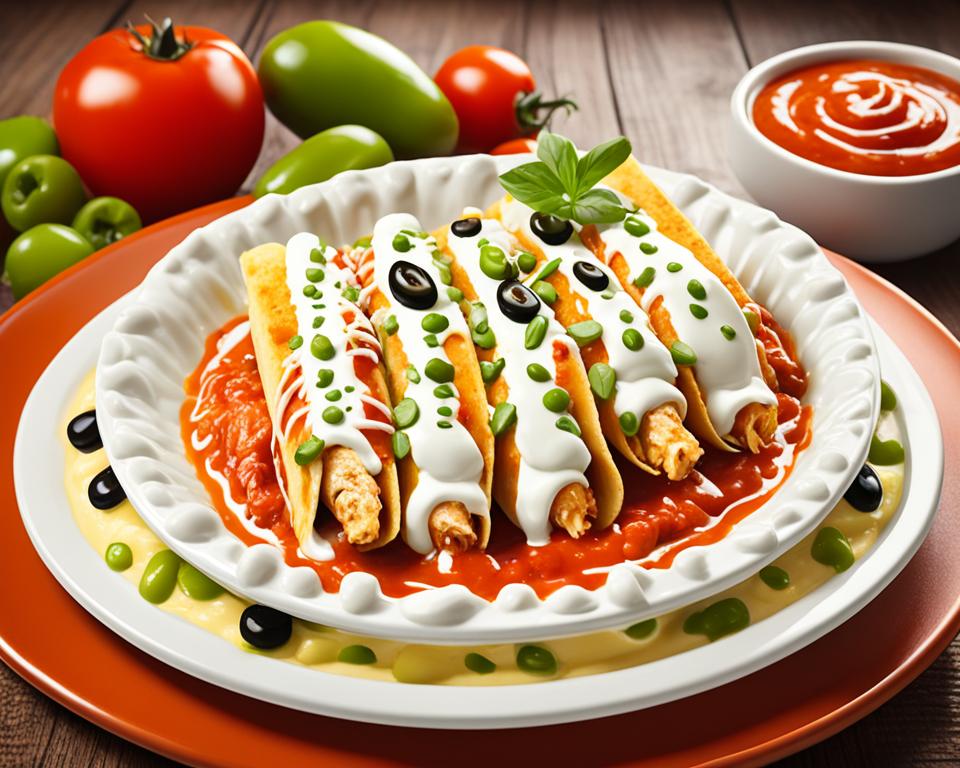 Chicken Enchiladas with Cream Cheese