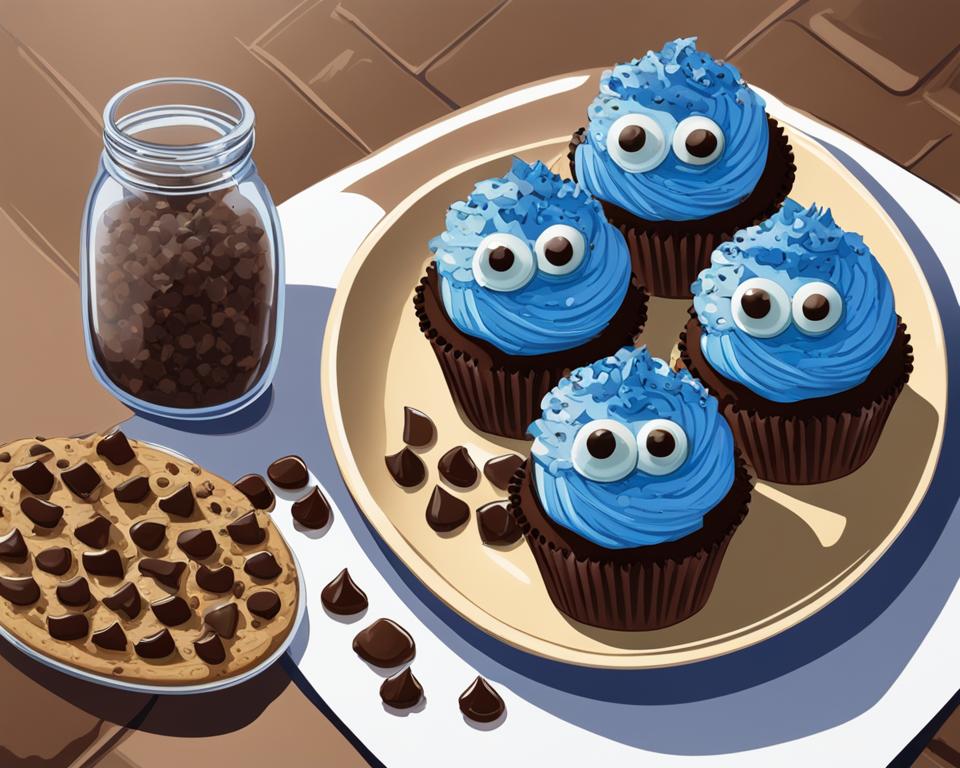 Cookie Monster Cupcakes (Recipe)