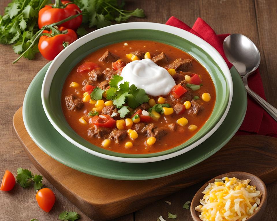 Creamy Beef Taco Soup (Recipe)