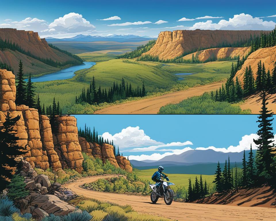 Dirt Bike Trails in Wyoming