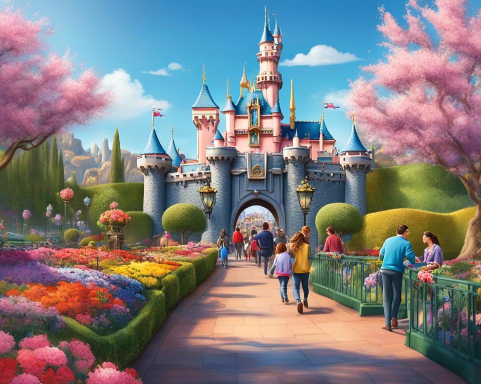 Disneyland in March