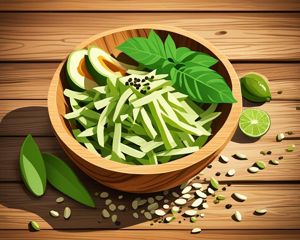 Ensalada De Papaya Verde (Recipe)