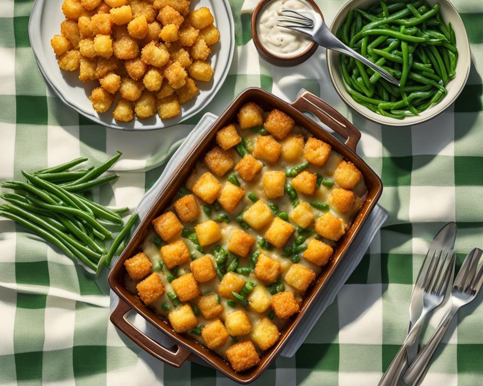 Green Bean Tater Tot Casserole (Recipe)