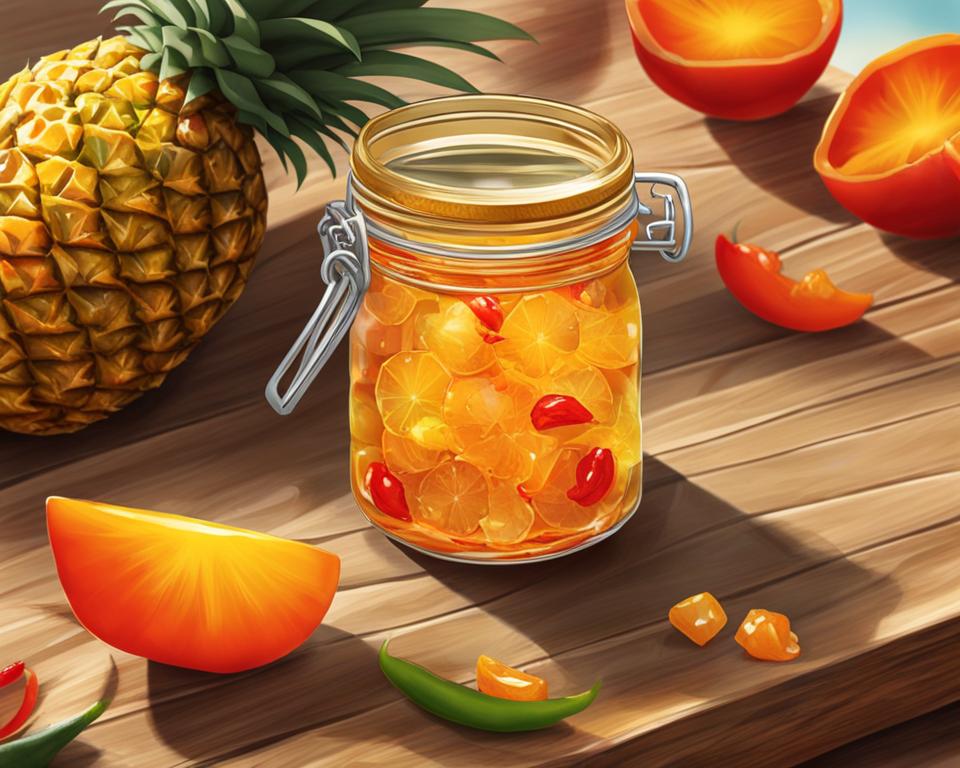 Pineapple Habanero Jelly (Spicy Sweet Condiments)