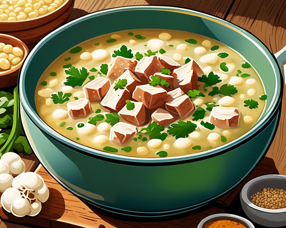 Pork Hominy Soup