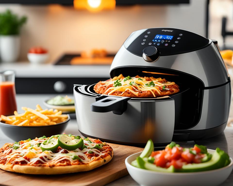 Reheat Mexican Pizza in Air Fryer