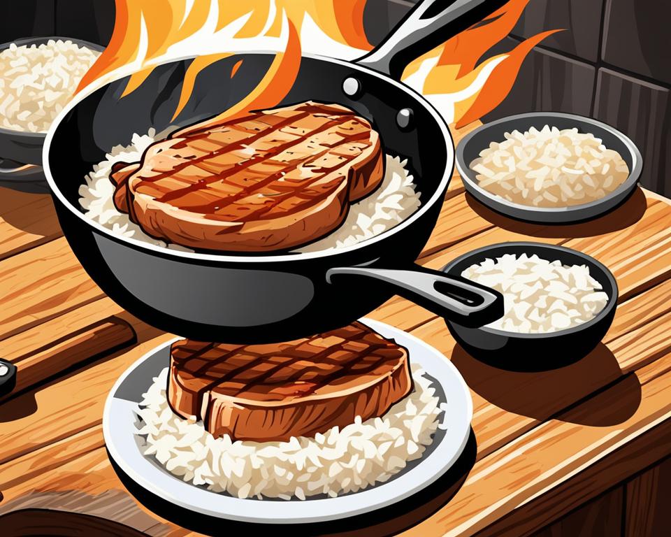 Skillet Pork Chops and Rice