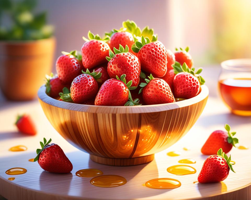 Strawberries And Honey