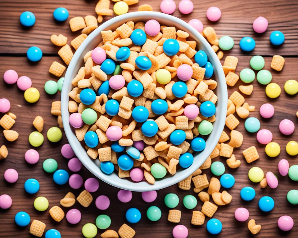 Sweet Chex Recipe with M&Ms (Recipe)