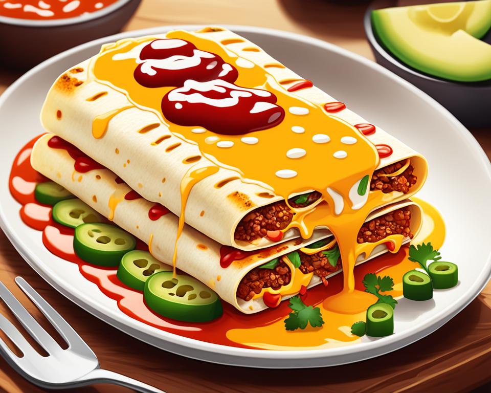 Tex Mex Cheese Enchiladas