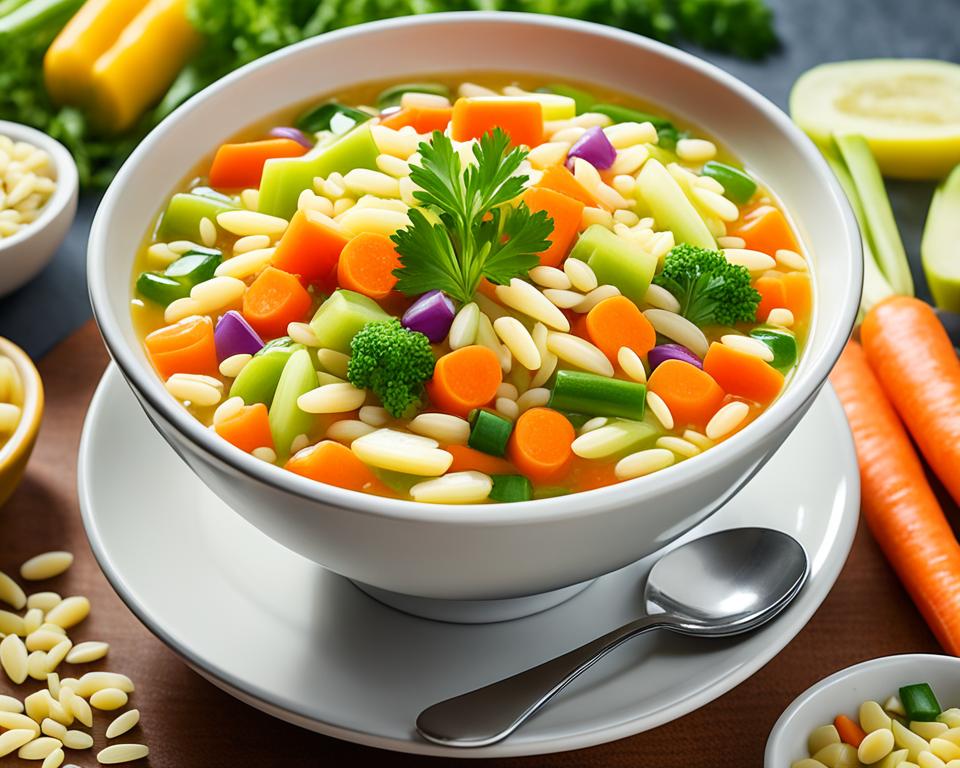 Vegetable Orzo Soup (Recipe)