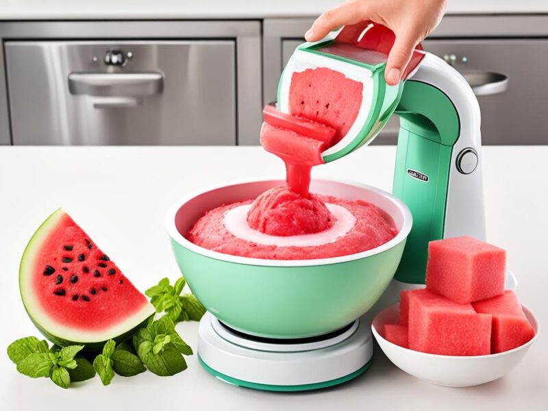 Watermelon Sorbet Ice Cream Maker (Recipe)