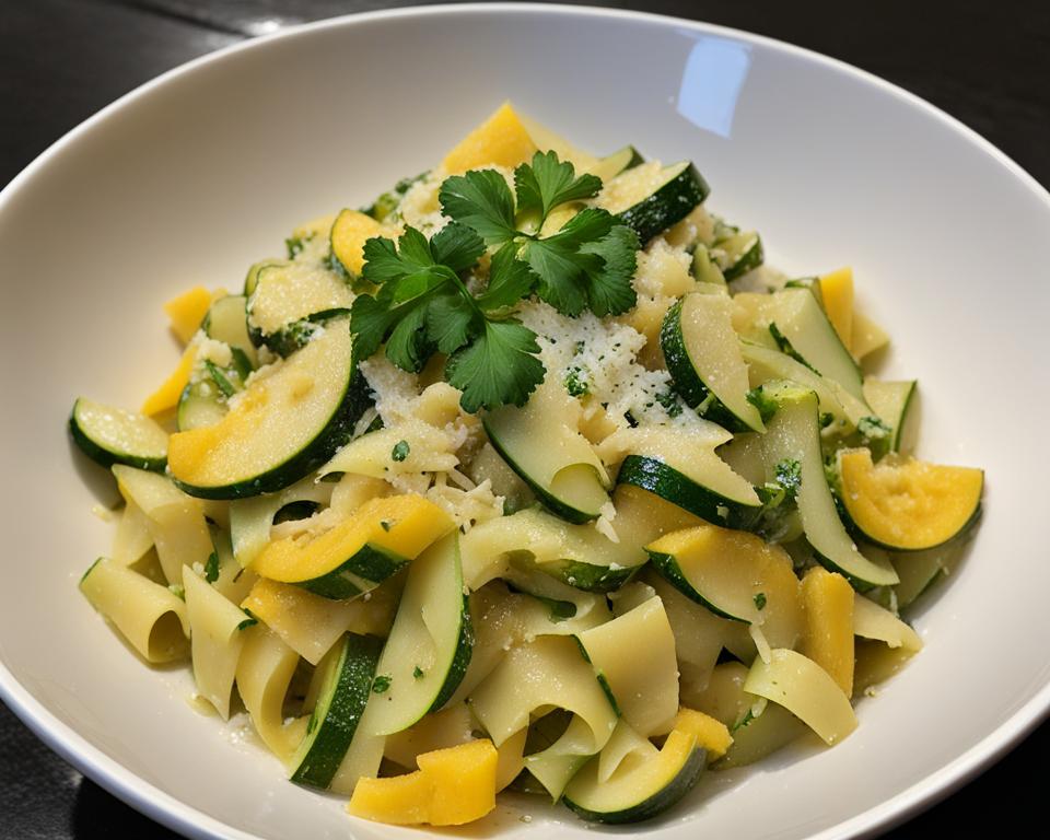 Zucchini Squash Pasta (Recipe)