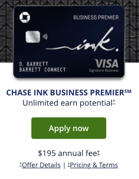 Chase Ink Business Premier