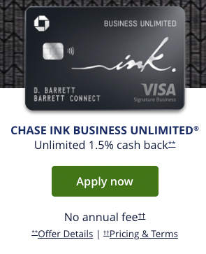 Chase Ink Business Unlimited